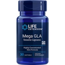 Life Extension Mega GLA with Sesame Lignans, 30 softgels